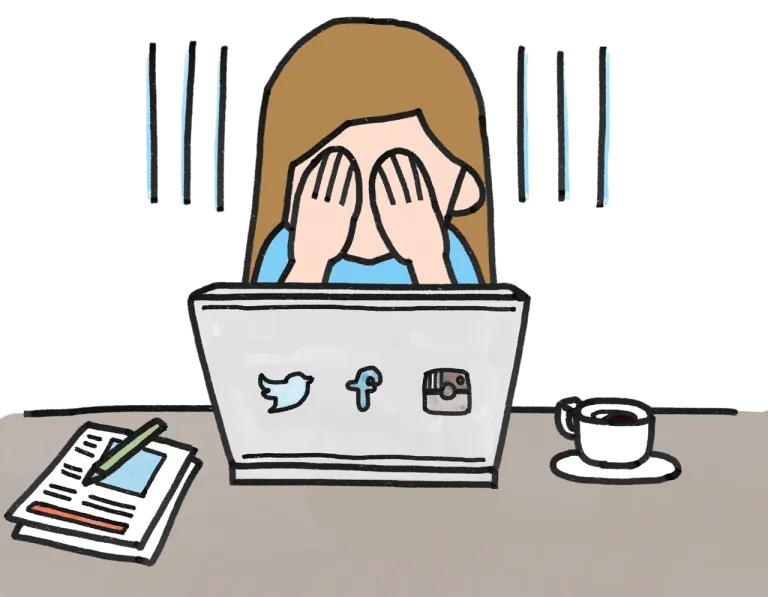 Social media can be frustrating