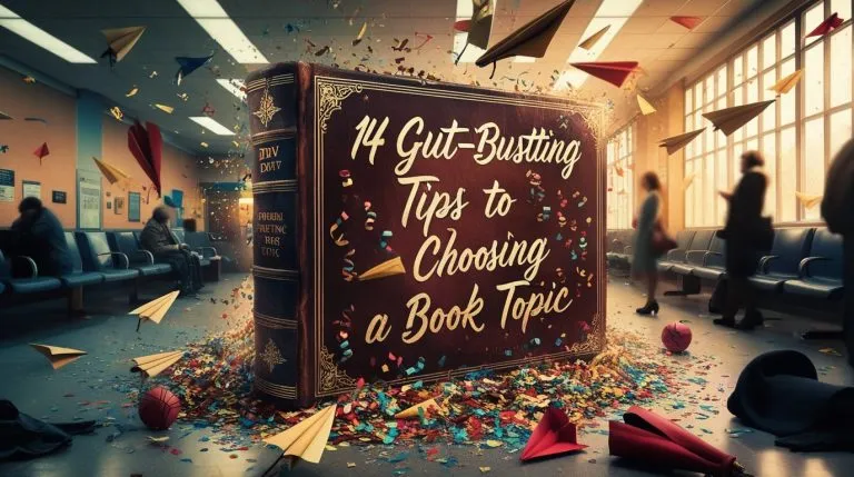 14 Gut-Busting Tips to Choosing a Book Topic - Because Writing Shouldn't be as Dull as a DMV Waiting Room!