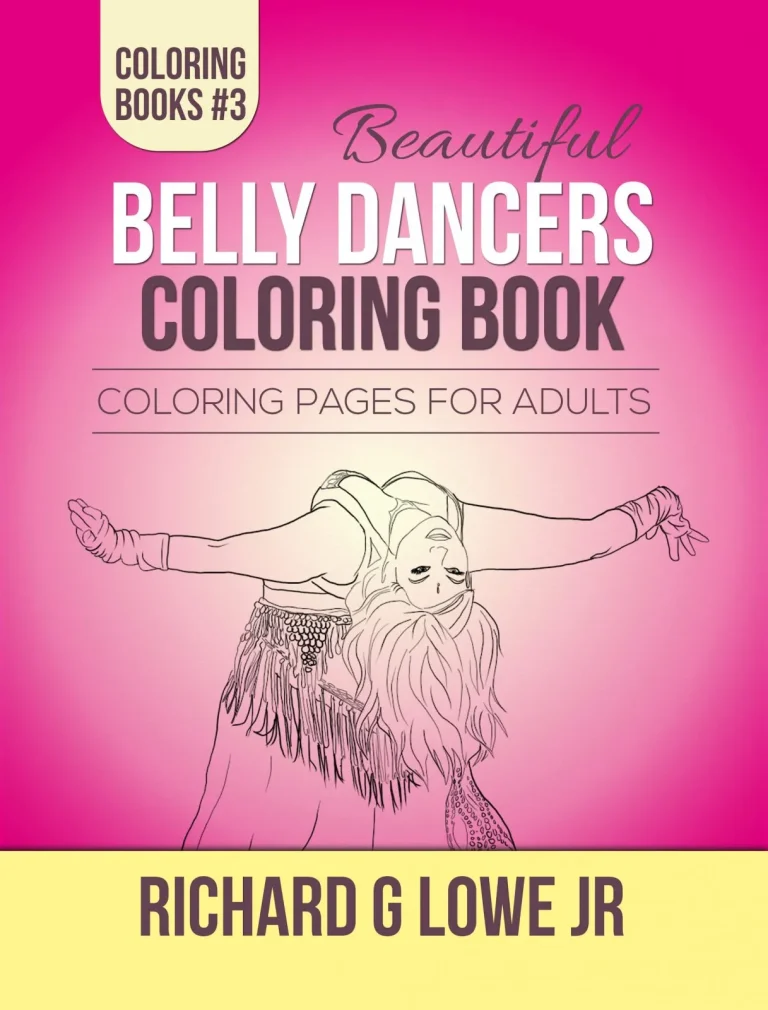 Belly Dancers Coloring Book 3