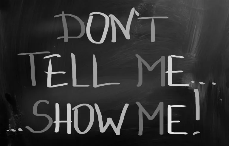 Show and tell training