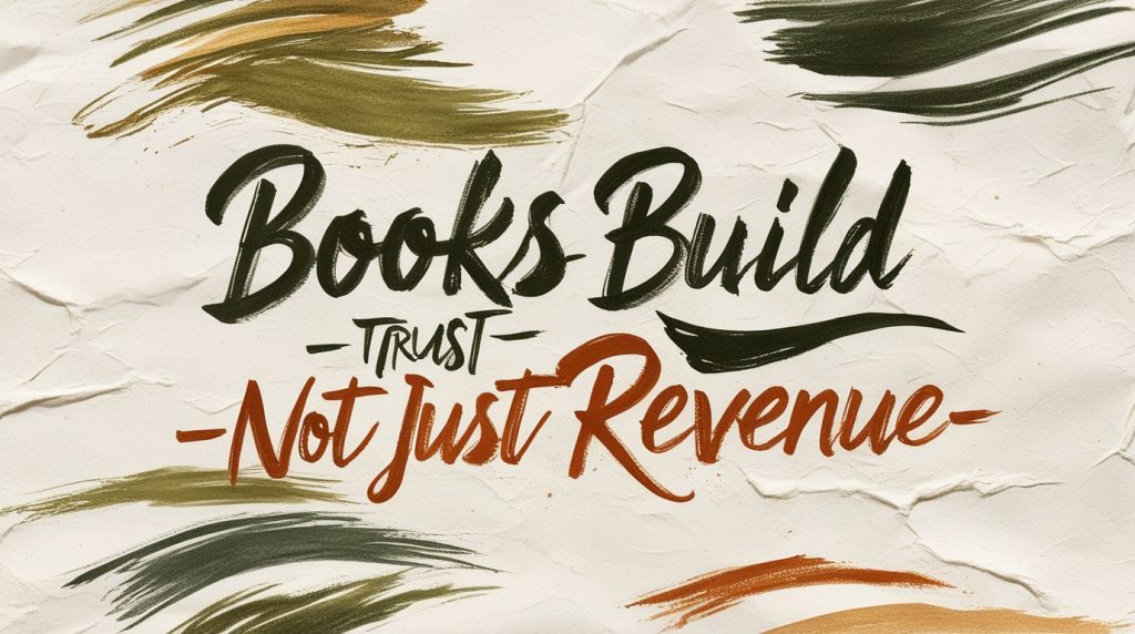 Books Build Trust—Not Just Revenue