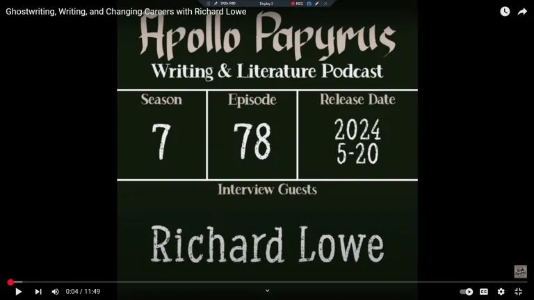 Ghostwriting, Writing, and Changing Careers with Richard Lowe