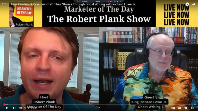 How Leaders & Coaches Craft Their Stories Through Ghost Writing with Richard Lowe