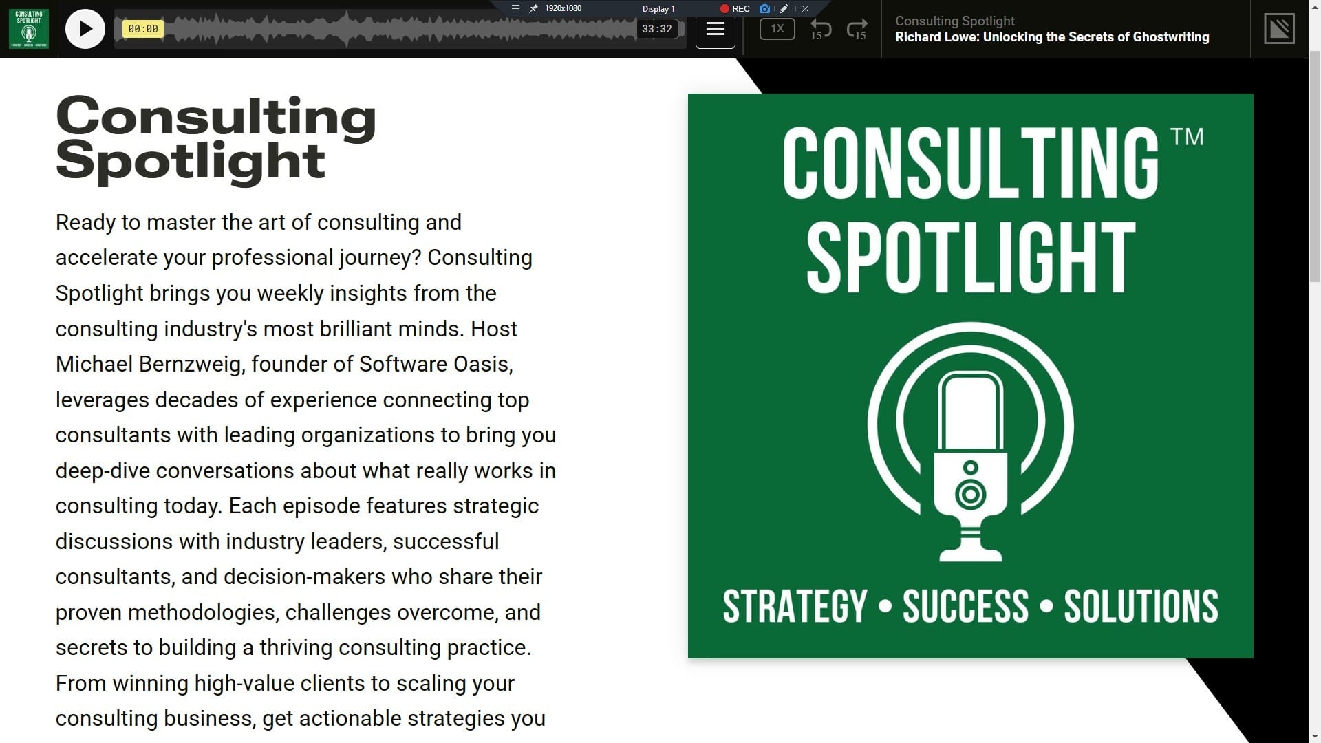 Consulting Spotlight