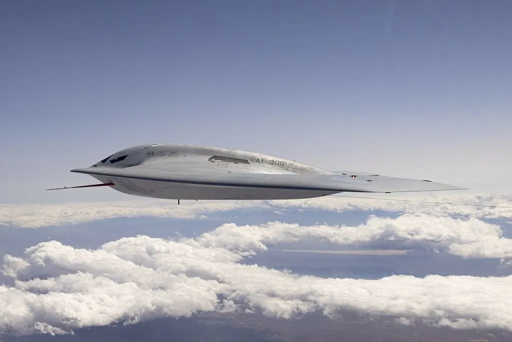 B-21 in flight 2024