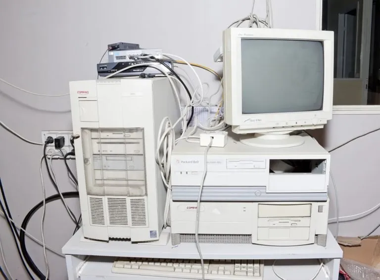 old computer setup