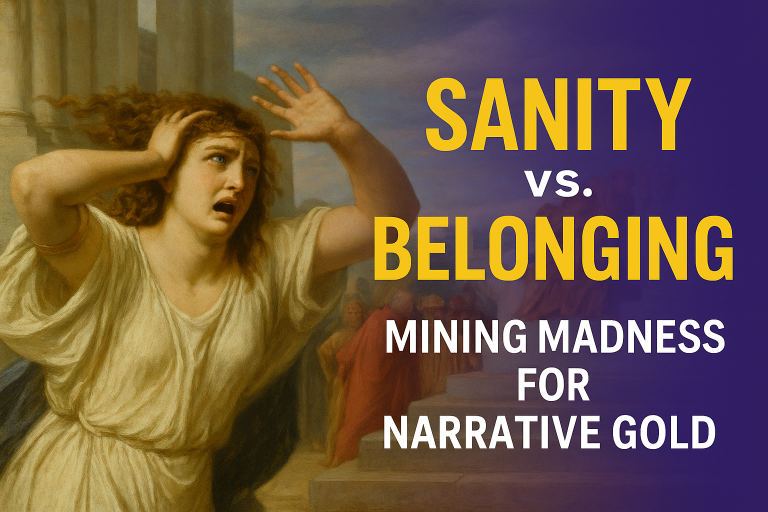 writing fiction sanity vs belonging