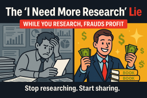 the i need more research lie