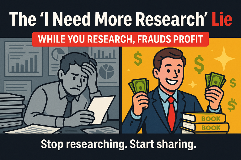 the i need more research lie