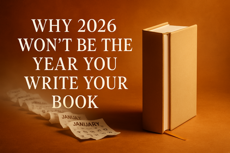 2026 won't be the year you write your book