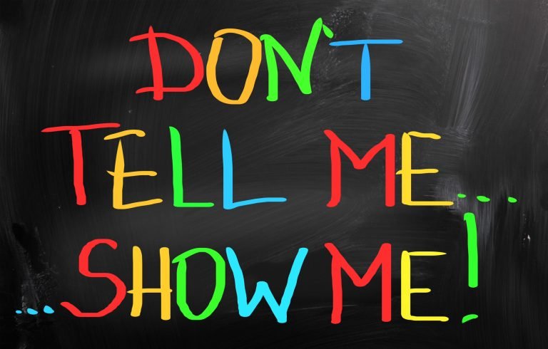 Show Don't Tell Is Garbage Advice