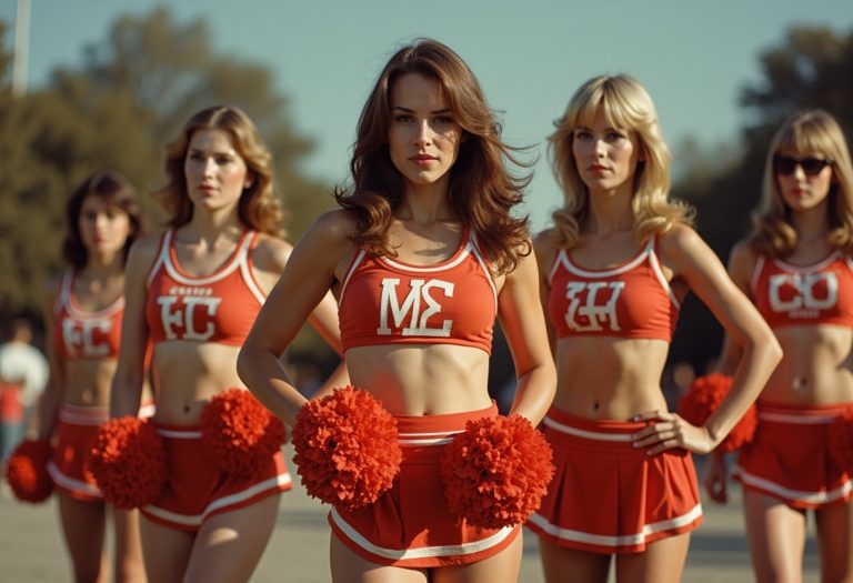 The Swinging Cheerleaders (1974) film poster