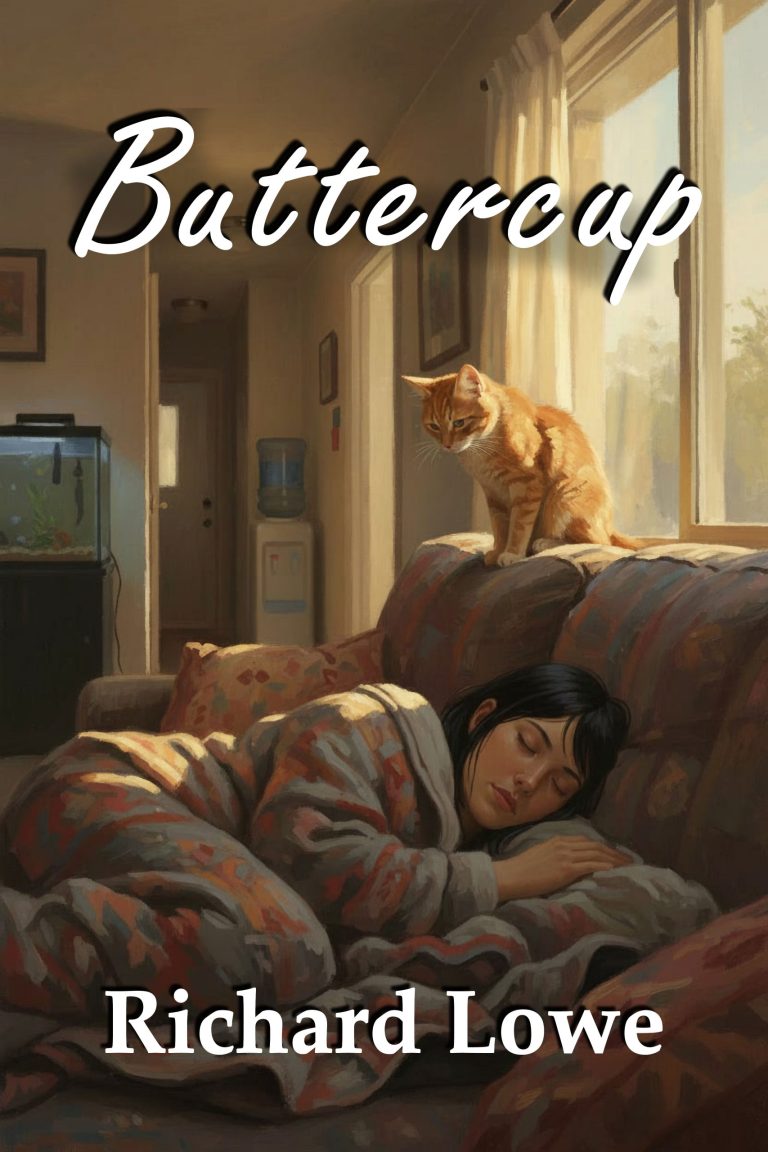 Buttercup book cover, by Richard Lowe