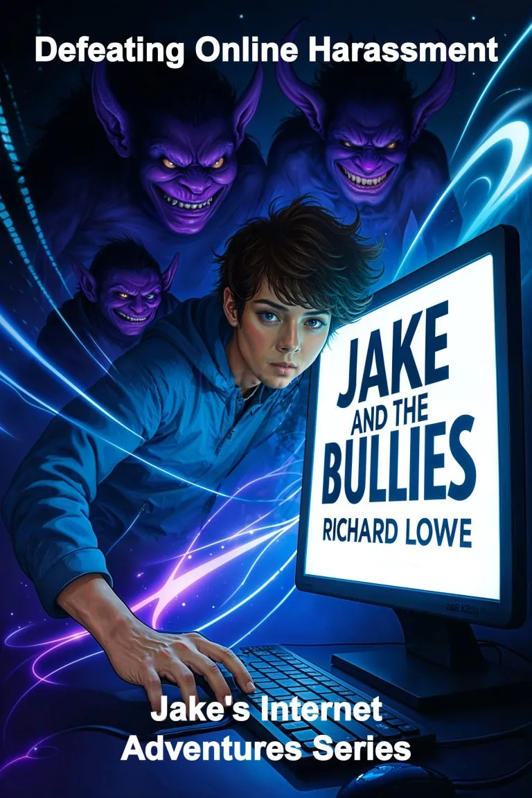 Jake and the Bullies book cover, by Richard Lowe