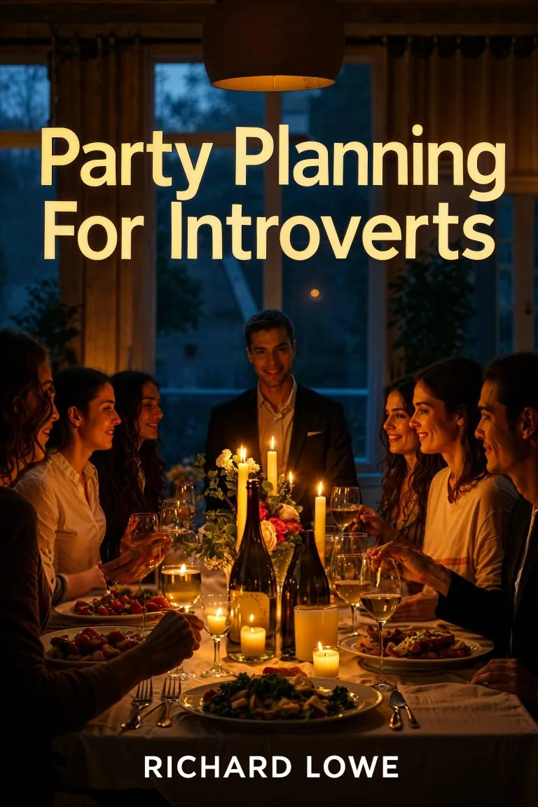 Party Planning for Introverts book cover, by Richard Lowe