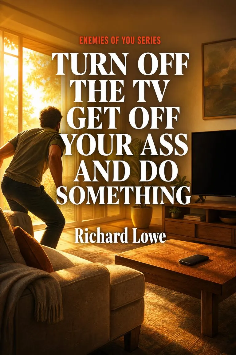 Turn Off the TV, Get Off Your Ass, and Do Something book cover, by Richard Lowe