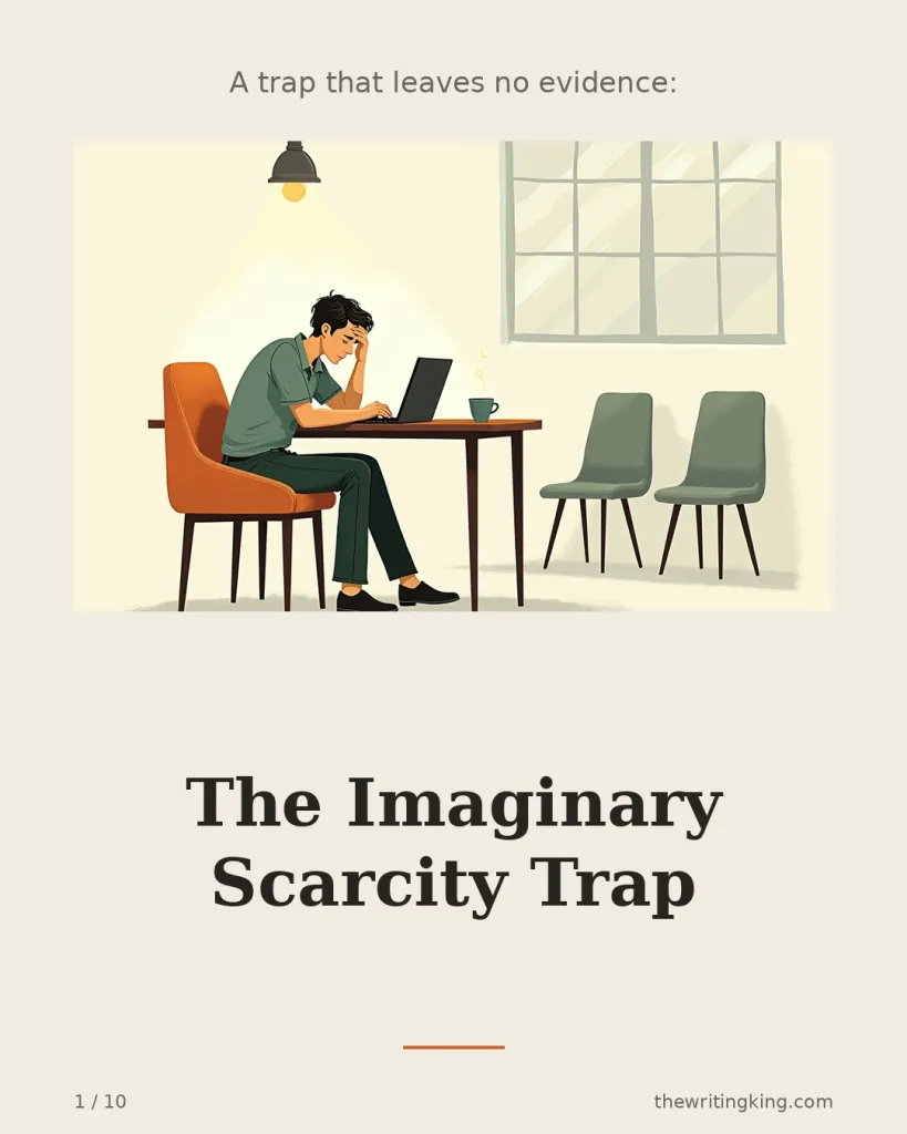 A trap that leaves no evidence: The Imaginary Scarcity Trap