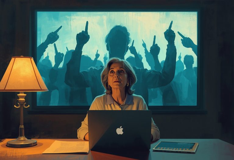 A person typing on a keyboard with a glowing AI interface or chat window visible on screen. TITLE: Writer using AI tools at